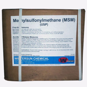 Methylsulfonyl Methane (MSM 40-60 mesh), USP 55.12 LB